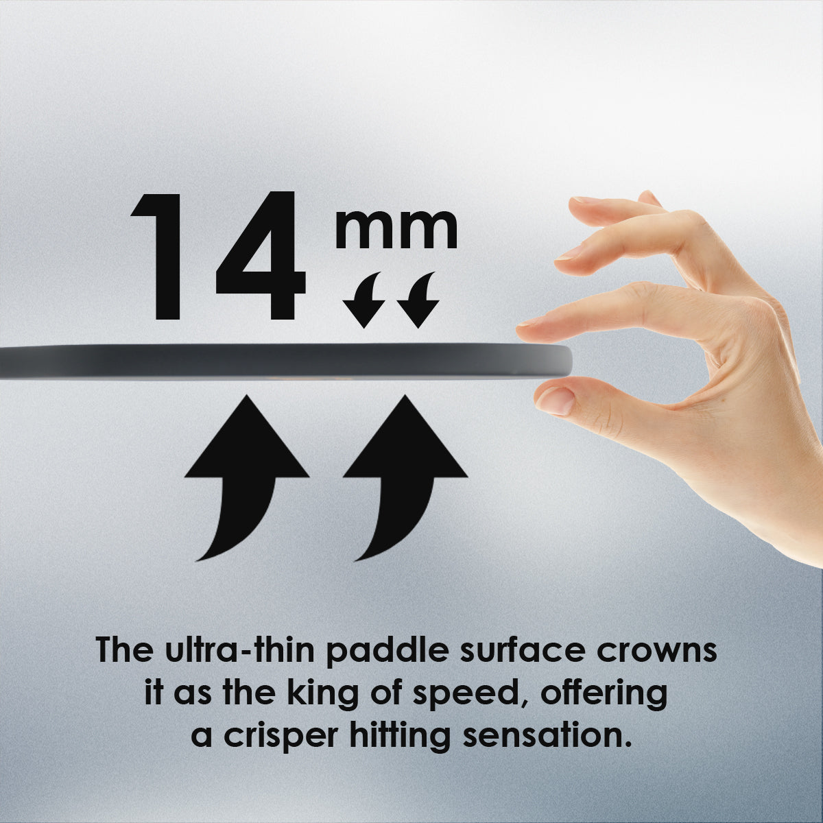 Luzzpickleball Ultra Fog Original Paddle (14mm) T700 Raw Carbon Fiber|Frameless|Thermoformed