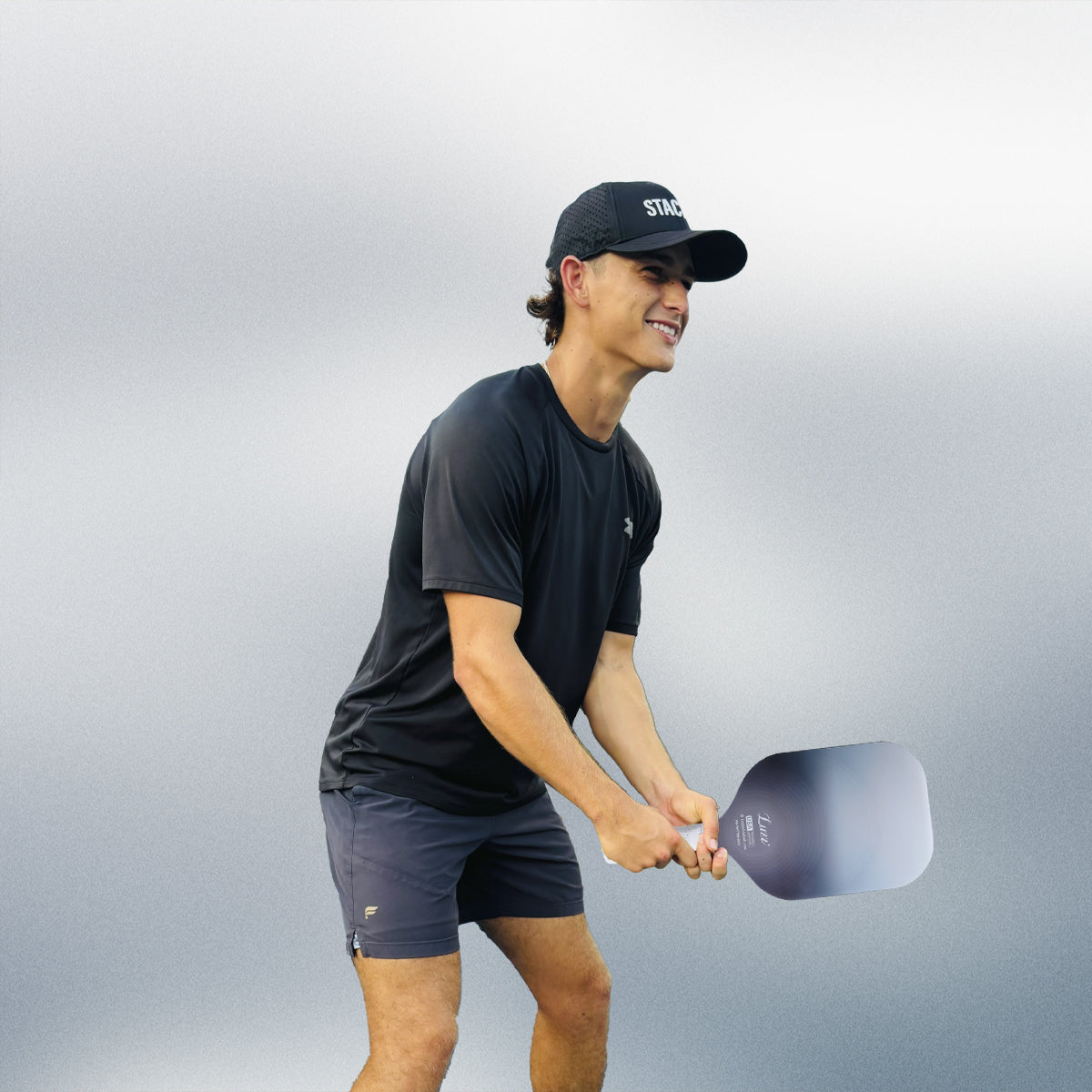 Luzzpickleball Ultra Fog Original Paddle (14mm) T700 Raw Carbon Fiber|Frameless|Thermoformed