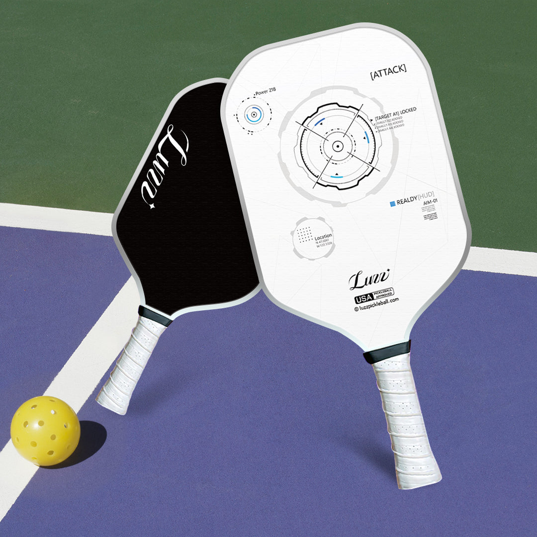 Luzzpickleball HUD Original Paddle (16mm) T700 Carbon Fiber | Thermoformed