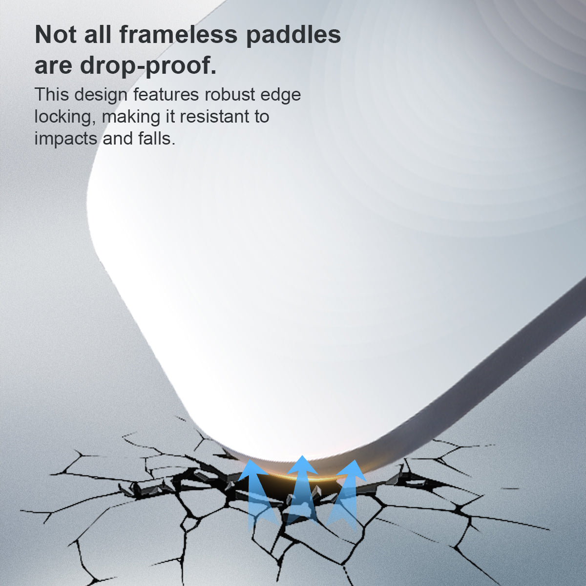 Luzzpickleball Ultra Fog Original Paddle (14mm) T700 Raw Carbon Fiber|Frameless|Thermoformed