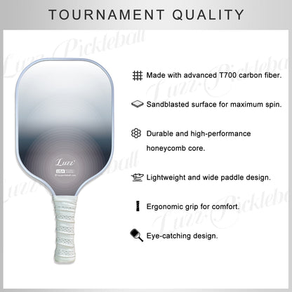 Luzzpickleball Fog Original Paddle (16mm) T700 Carbon Fiber