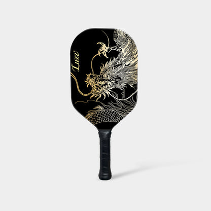 Luzzpickleball Imperial Dragon Paddle(14mm)T700 Carbon Friction Surface|Thermoformed
